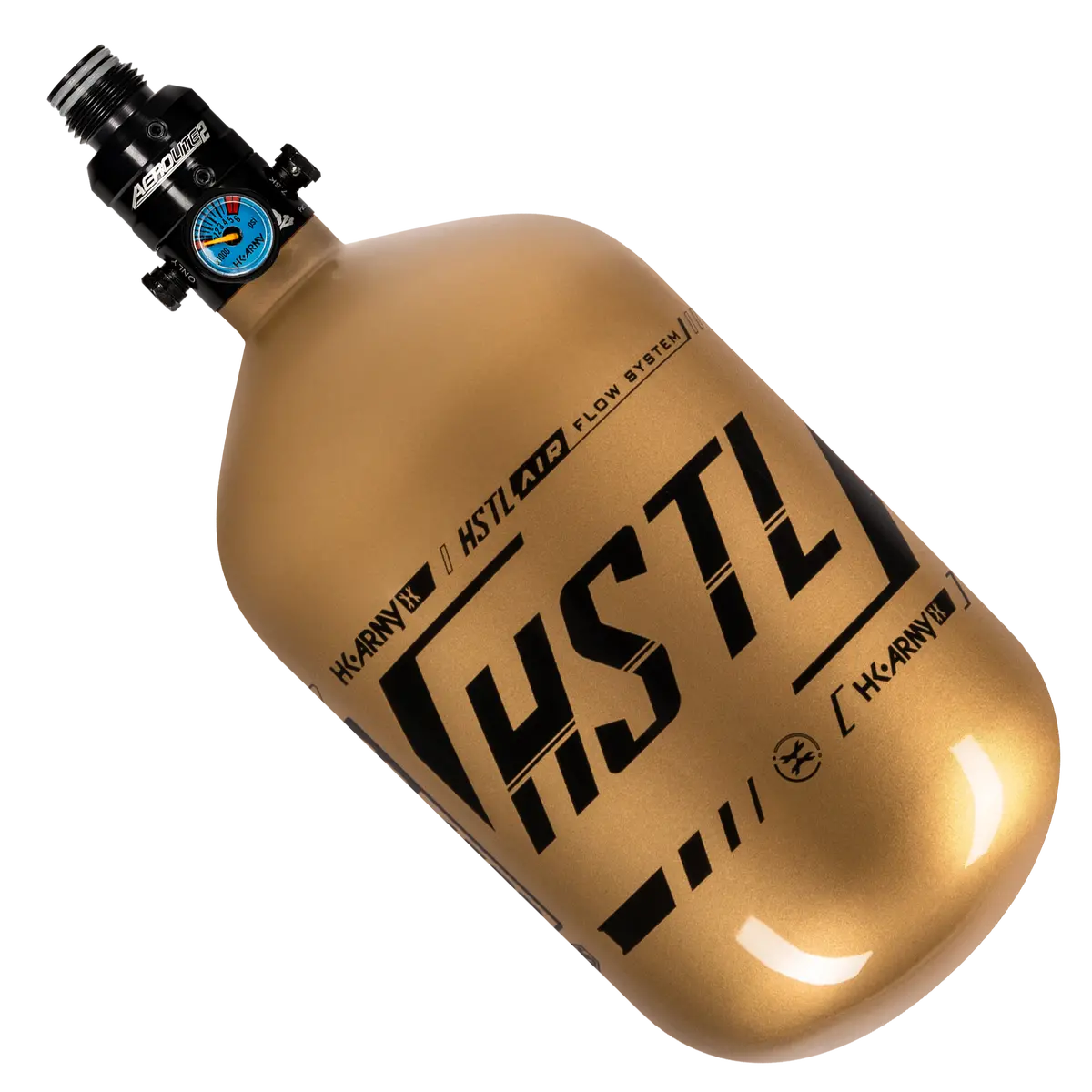 Hk Army Hstl Carbon Fiber Tank - V2 Pro Reg - 68/4500 Psi - Gold 1