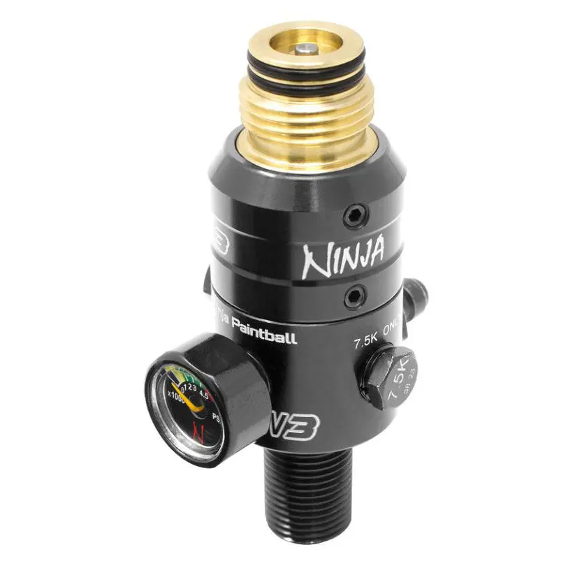 Ninja Prov3 4500 Psi Regulator - Brass Bonnet 1