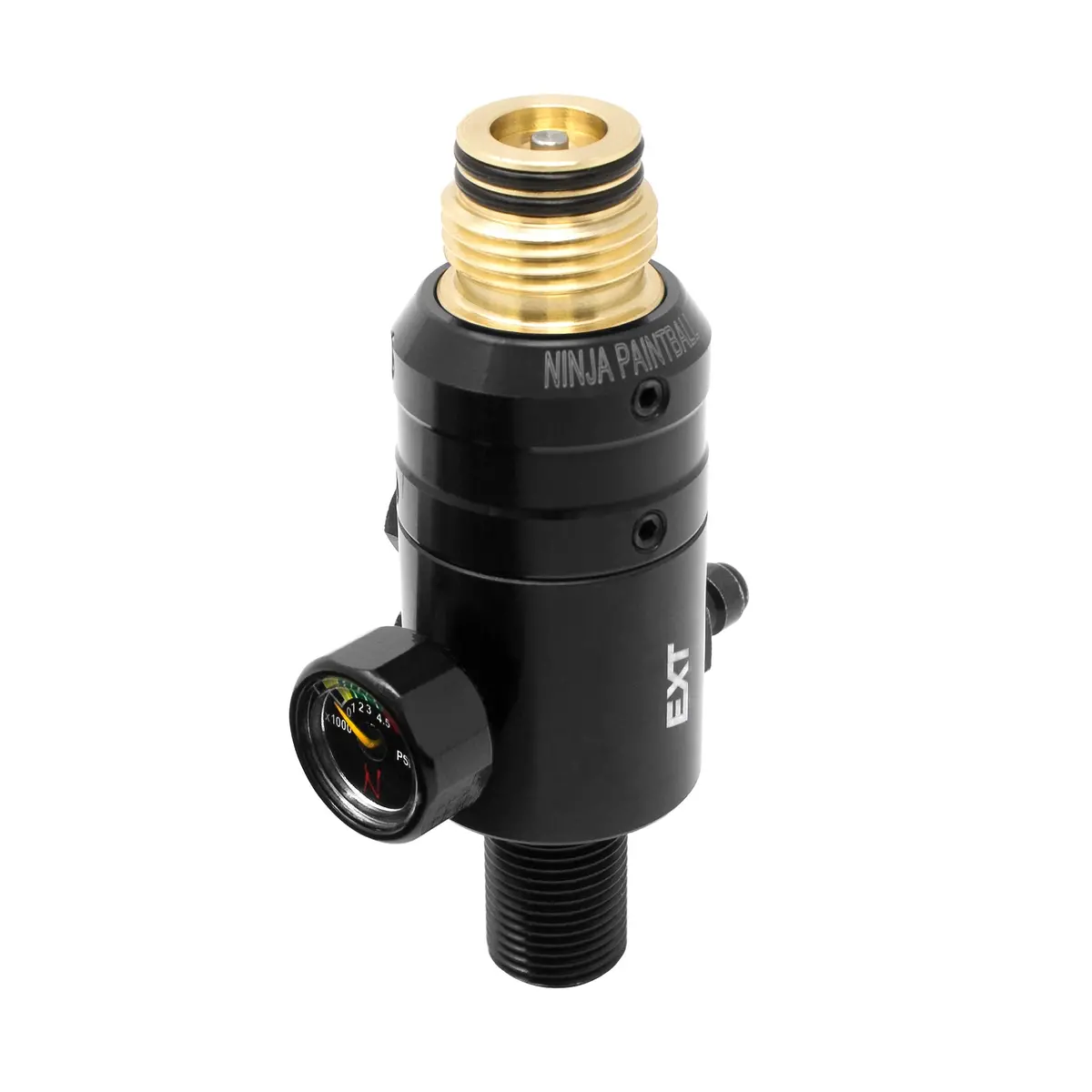 Ninja Prov3 4500 Psi Ext Regulator - Brass Bonnet 1