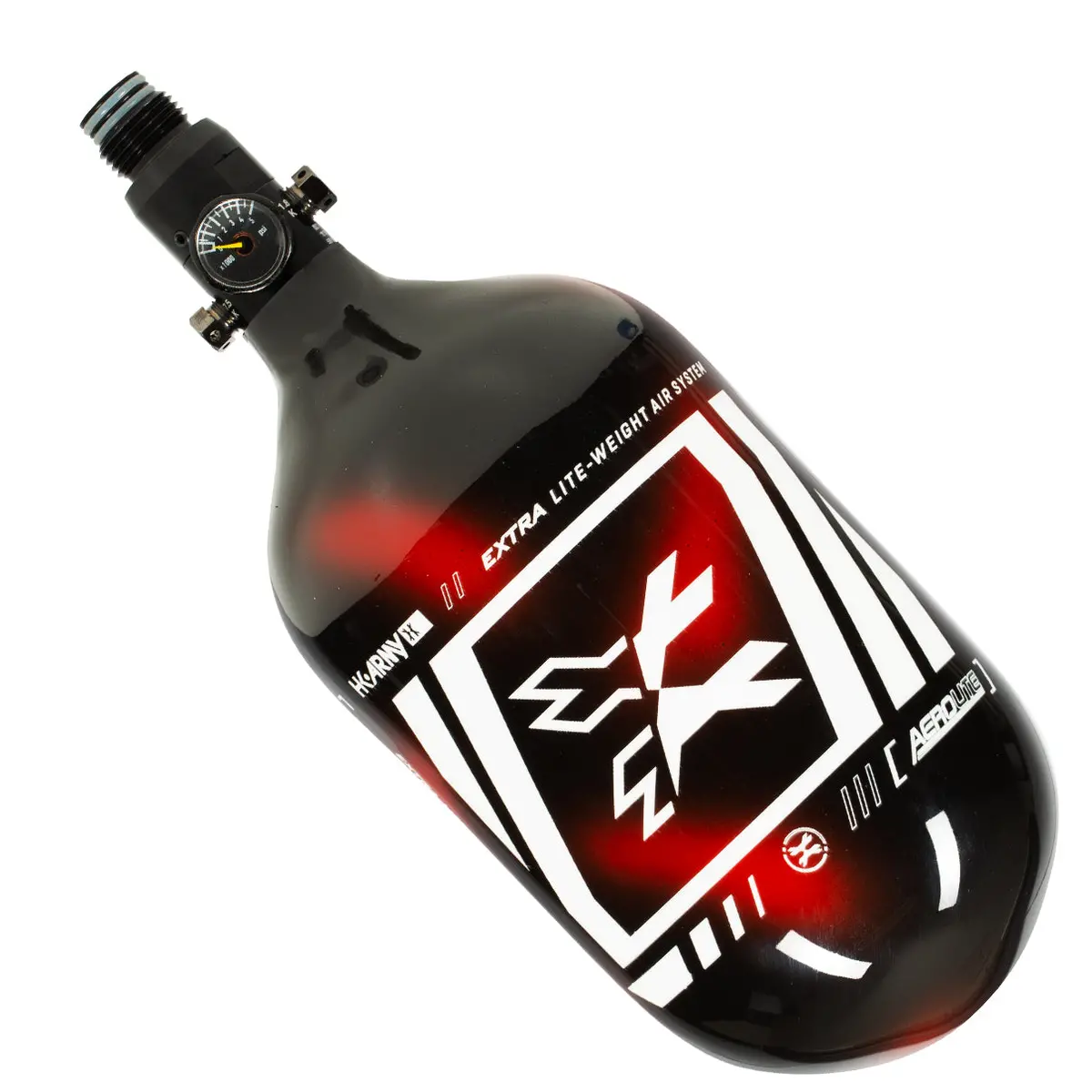 Hk Army Aerolite "Extra Lite" Slash Tank W/ Standard Reg - 68Ci / 4500Psi - Stripe Lava 1
