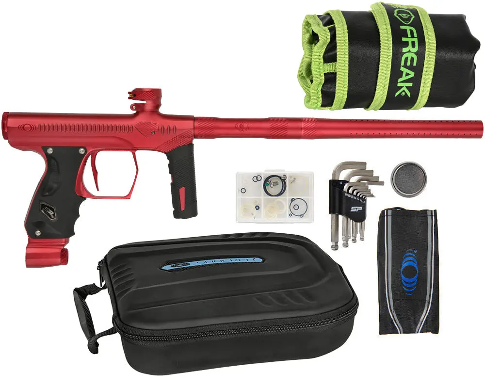 Dlx X Method Shocker Era Paintball Gun - Red/Red 1