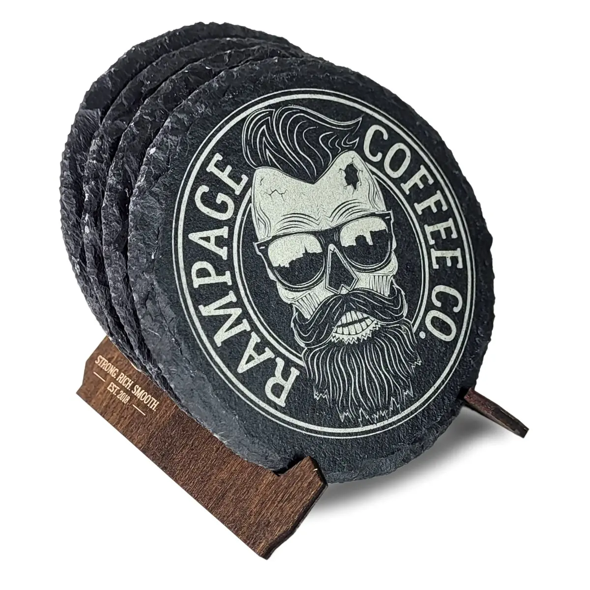 Slate Stone Coaster Set | Rampage Coffee Co. 1