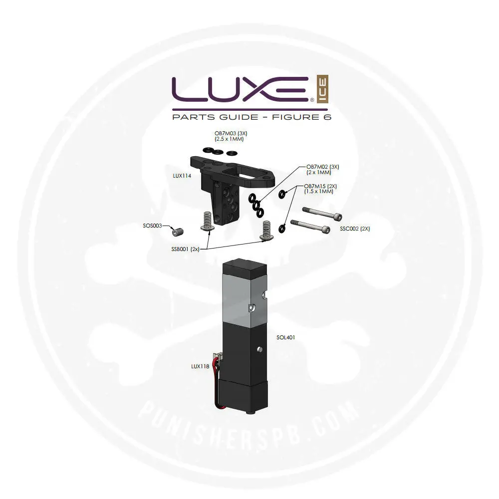 Dlx Luxe Ice Solenoid/Manifold System Parts List - Pick The Part You Need! 1