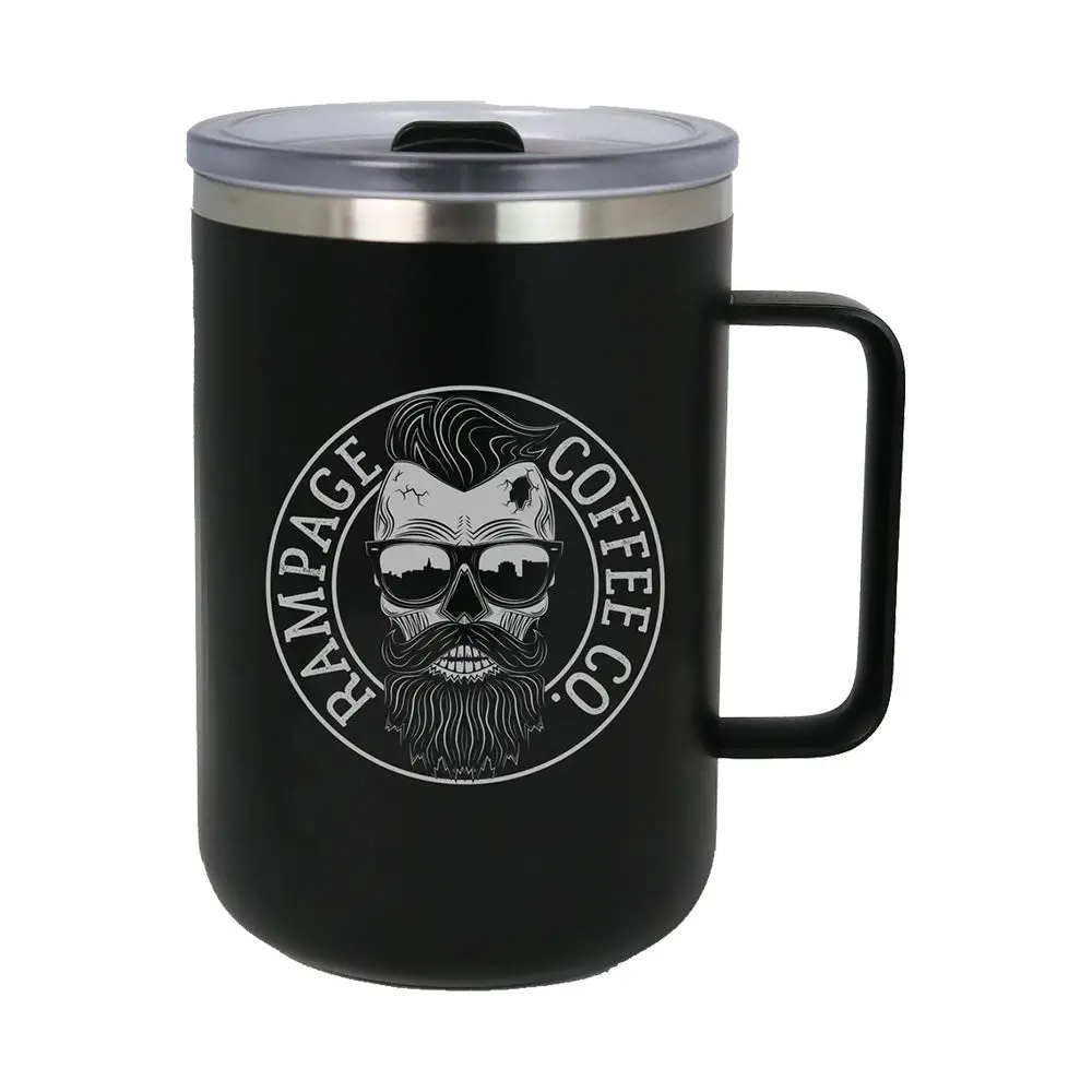 Stainless Steel Vacuum Mug 15Oz | Rampage Coffee Co. 1