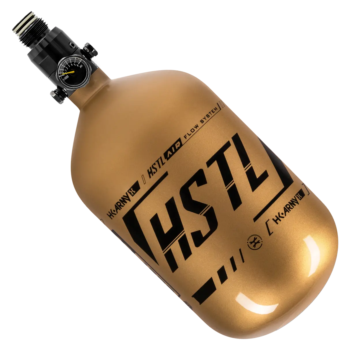 Hk Army Hstl Carbon Fiber Tank - Standard Reg - 68/4500 Psi - Gold 1