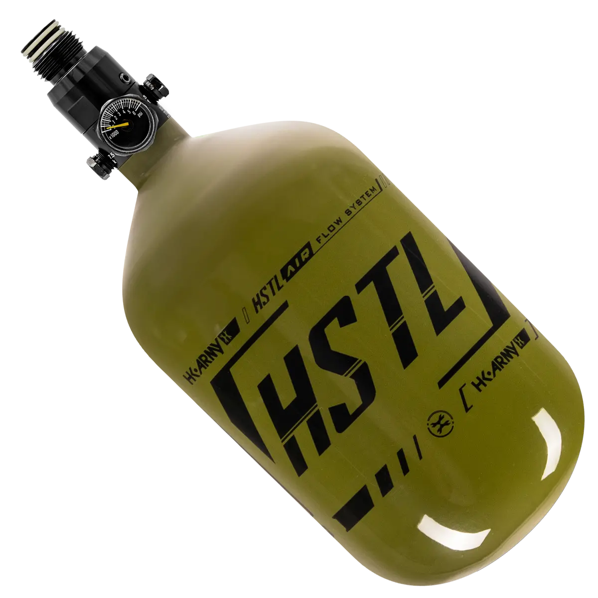 Hk Army Hstl Carbon Fiber Tank - Standard Reg - 68/4500 Psi - Olive 1