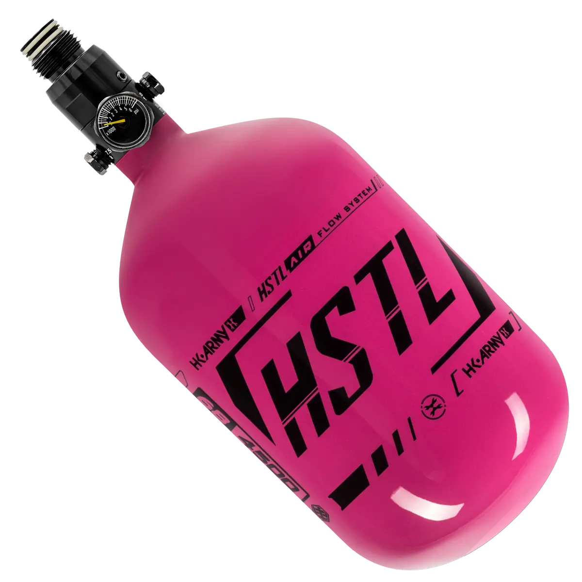 Hk Army Hstl Carbon Fiber Tank - Standard Reg - 68/4500 Psi - Neon Pink 1