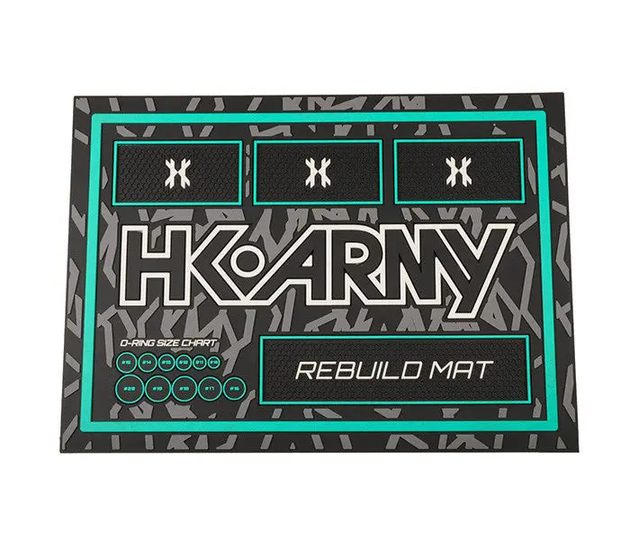 Rebuild Tech Mat - Black/Teal 1