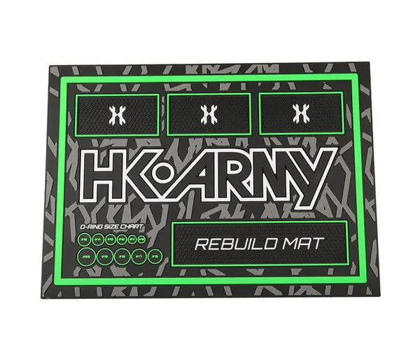Rebuild Tech Mat  - Black/Neon Green 1
