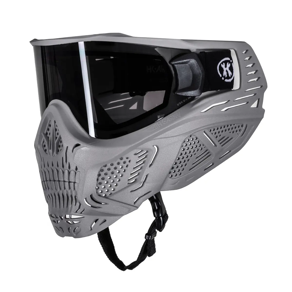 Hstl Skull Goggle - "Tombstone" - Grey W/Smoke Lens 1