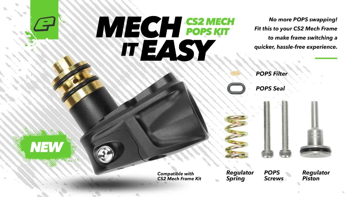 Planet Eclipse Cs2 Mech Pops And Inline Kit - Black 1
