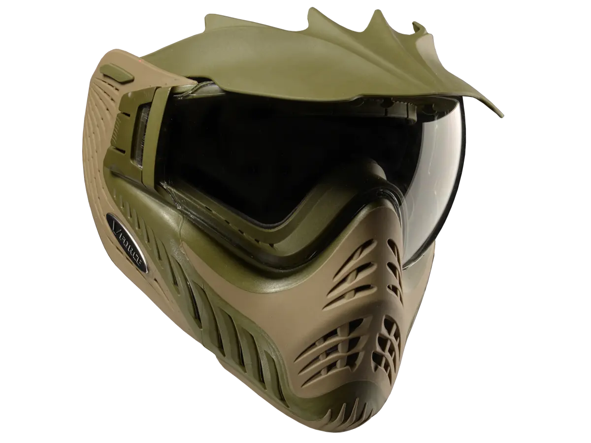V-Force Profiler Paintball Mask - Dual Olive Drab / Tan 1