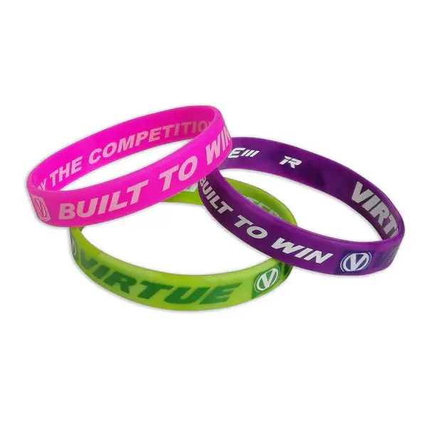 Virtue Paintball Wristband 3 Pack - Lime/Purple/Pink 1