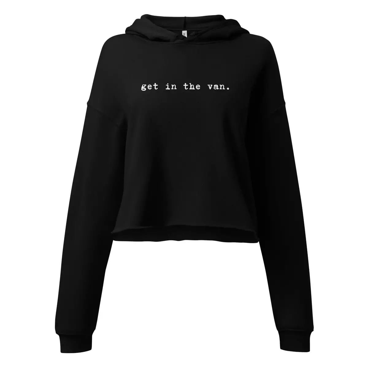 Get In The Van Crop Hoodie 1