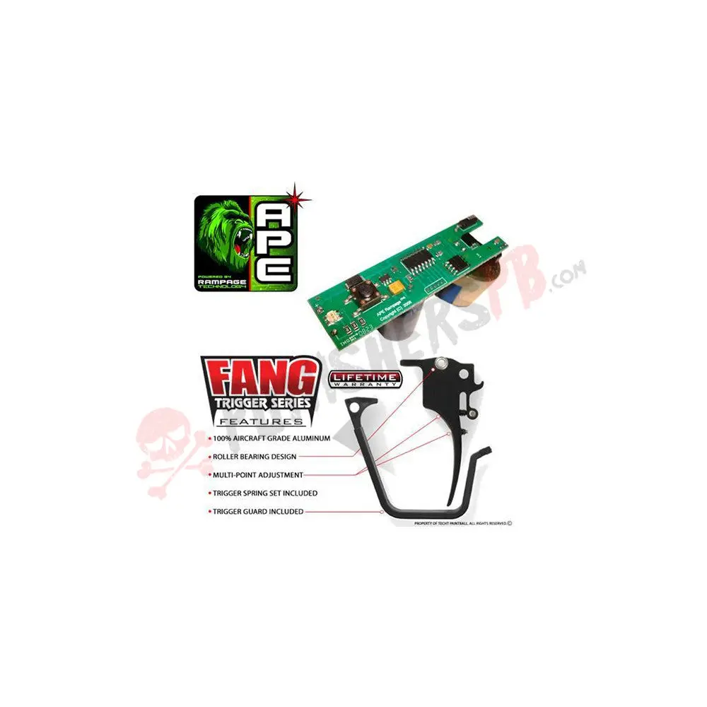 Ape Rampage Board For The Tippmann Phenom With Techt Fang Trigger 1