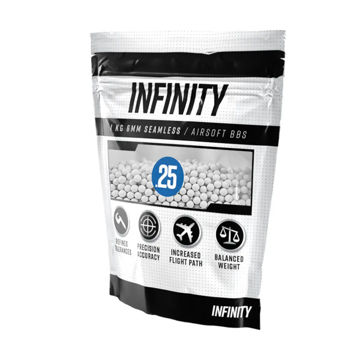 Valken Infinity 0.25G 4000Ct Airsoft Bbs (1Kg) 1