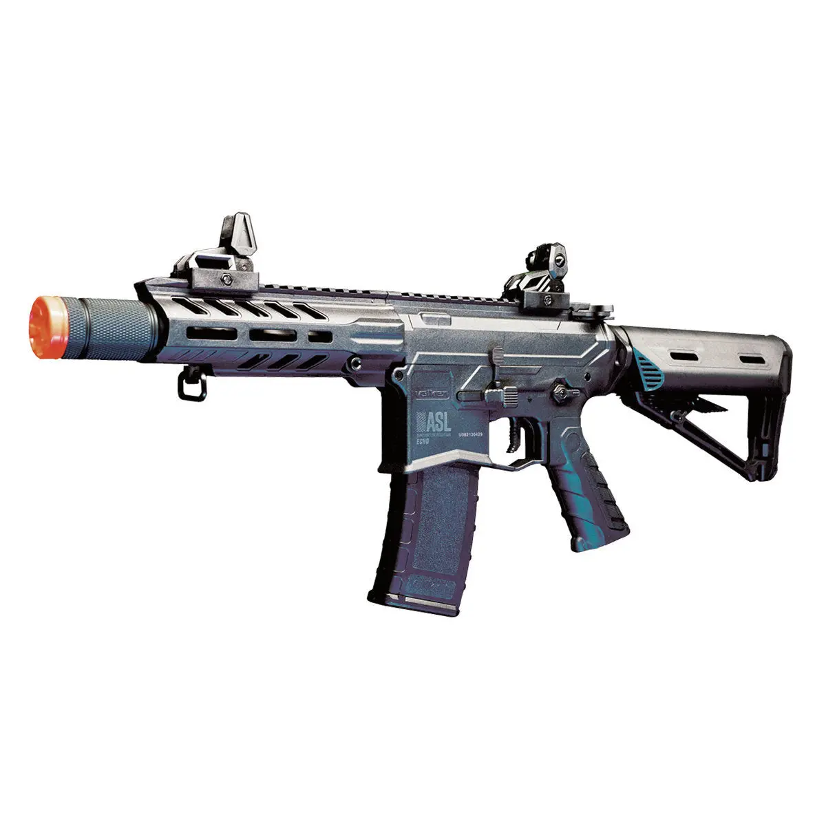 Valken Asl Echo Aeg Airsoft Rifle - Black 1