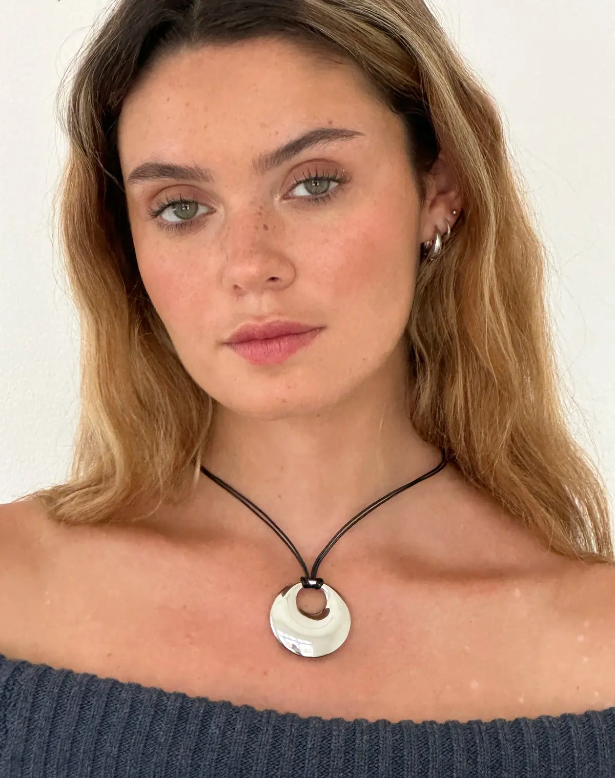 Aurora Cord Circle Necklace By Gemini Jewels 1