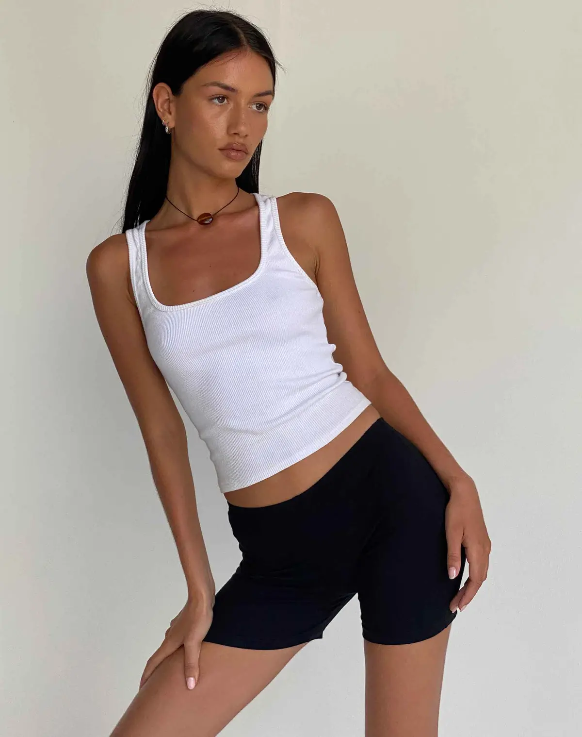 Biker Short In Black 1